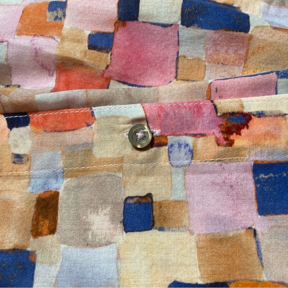 NIC+ZOE Printed Crinkle Button Front Tunic - Picture 9 of 12